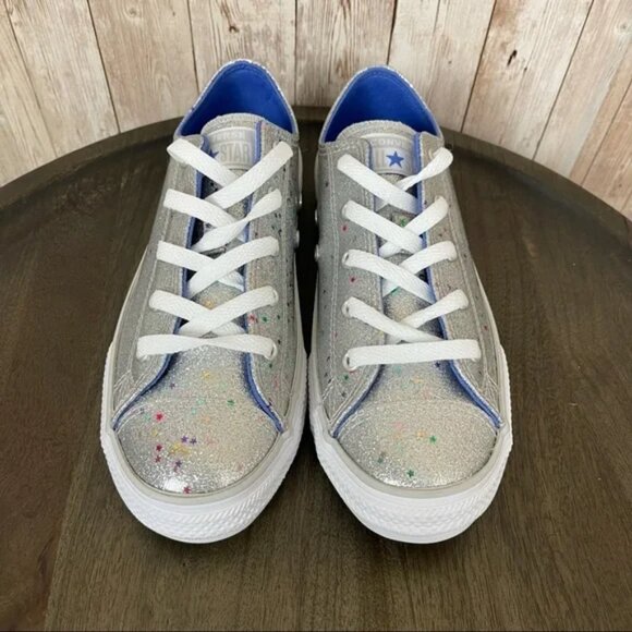 Converse Galaxy Shimmer Low Top - Youth size 5 - Picture 2 of 9